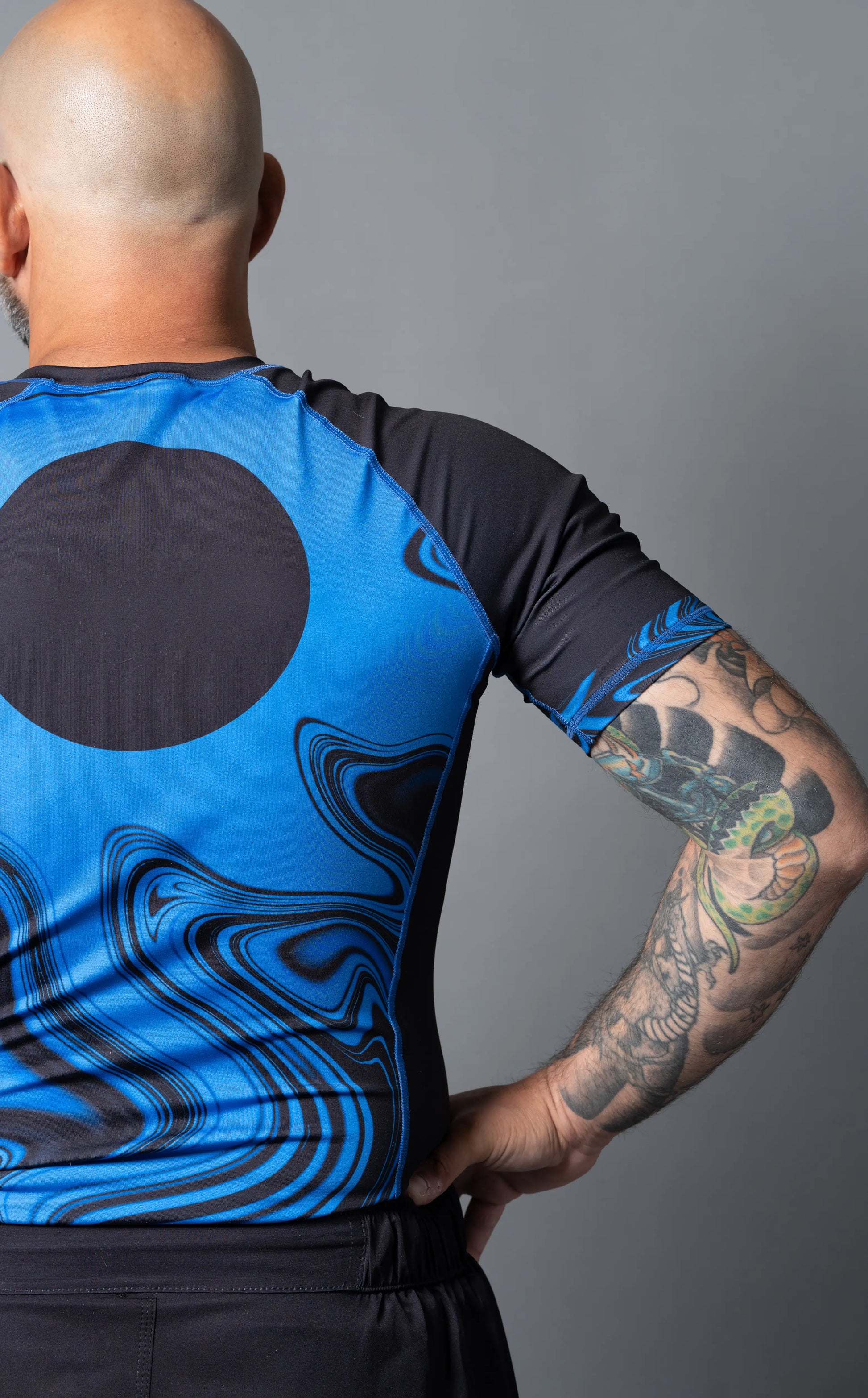 RASHGUARD JJB DOGUERA COMPÉTITEUR BLEU IBJJF